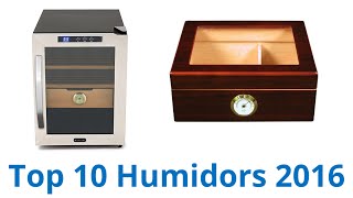 10 Best Humidors 2016 [upl. by Ramburt222]