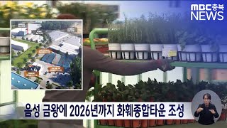 음성 금왕에 2026년까지 화훼종합타운 조성 ㅣMBC충북 뉴스ㅣ [upl. by Aliuqaj]