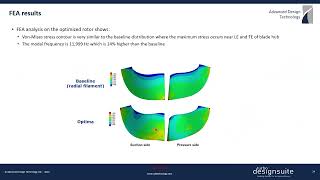 6 CFD and FEA Analysis of Optimized Radial Inflow Turbine Rotor [upl. by Lleinad866]