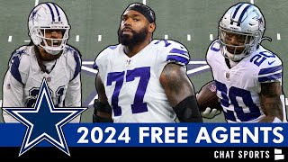 Cowboys 2024 Free Agents All 16 Dallas Cowboys About To Hit NFL Free Agency Ft Tyron Smith [upl. by Kennan]