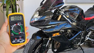 Cómo arreglar el problema de cargavoltaje de la Suzuki GSXR 600 Solución [upl. by Fayola]