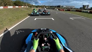 Kartbahn Lüneburg 5102024  2x Rennen BlackSheepRacing™ wwwkarthornetsde 360° Insta360 ONE RS [upl. by Aderb]