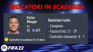 Come TROVARE i migliori GIOCATORI in SCADENZA su FIFA22 [upl. by Goldman807]