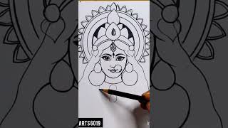 maalaxmi godart trendingshorts viralvideo artwork painting maadurga maakali maa [upl. by Ahc]