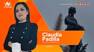 22112024  Noticiero Primera Emisión con Claudia Padilla [upl. by Caffrey]