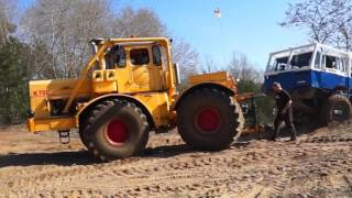 Kirovets K700 zieht 2 TATRA 813 Brutal Sound [upl. by Grondin603]