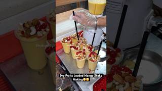 Dry Fruits Loaded Mango Shake Making😳🥳 Indian Street Food [upl. by Reckford]