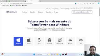 Como Instalar o TeamViewer no PC  2024 [upl. by Yemiaj109]