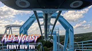 Alpengeist Front Row POV  Busch Gardens Summer of Wonder  2024 [upl. by Ahsiekram]