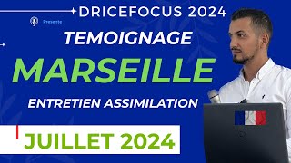 Demande nationalité française  entretien naturalisation française par décret  Témoignage [upl. by Oelc]