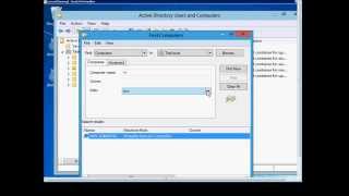 How to find computers in Active Directory in Microsoft Windows Server 2012 [upl. by Nwahsan]