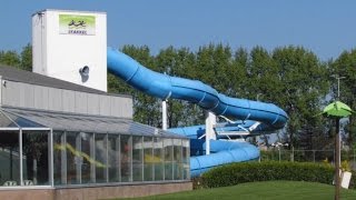 Waterglijbaan Zwembad de Fakkel Ridderkerk Onslide [upl. by Yemarej]