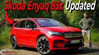 Skoda Enyaq 85x 2024  A Much Needed Update For the Enyaq [upl. by Litman572]