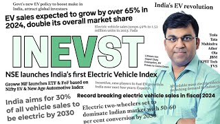 Indias Electric Vehicle market to hit 100 billion  Groww Nifty EV amp New Age Automotive ETF FOF [upl. by Fevre792]