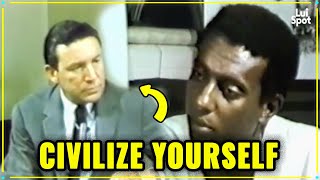 stokely carmichael shuts reporter over civilization and violence in white america [upl. by Lubow]