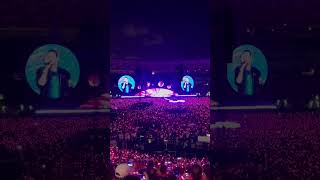 Coldplay  Higher Power live Roma 13072024  Stadio Olimpico musicofthespherestour [upl. by Eignat]