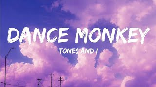 tones and Idance monkey lyrics [upl. by Emlen]