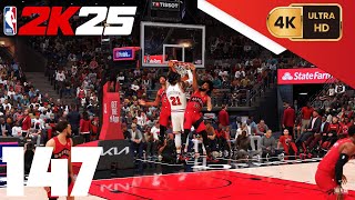 NBA 2K25 My Career PC 4K EP147 3rd Year Key Game Raptors  Bulls [upl. by Theressa]