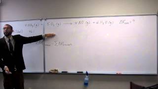 Calculate Standard Enthalpy of Reaction ∆H°rxn From Standard Heats of Formation ∆H°f 002 [upl. by Yvaht]