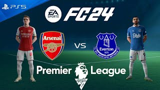 FC 24 Arsenal vs Everton  Premier League 2024  PS5 [upl. by Gould]