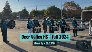 Deer Valley HS 2024 fall  Warm Up [upl. by Poulter134]