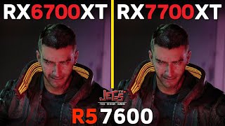 RX 6700 XT vs RX 7700 XT  Ryzen 5 7600  Tested in 15 games [upl. by Eittocs707]