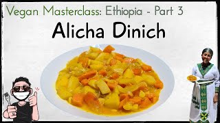 Vegan Ethiopia Episode 3 Root veg Stew  Alicha Dinich [upl. by Ahsasal]