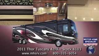 2011 Thor Motor Coach Tuscany Damon RV for Sale at Motor Home Specialist [upl. by Eiloj]