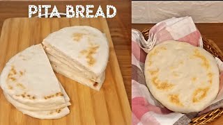 Pita bread  shawarma bread recipe  soft delicious bread [upl. by Sackman935]