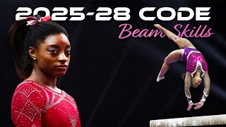 The Most Difficult BEAM SKILLS in the 202528 Code of Points [upl. by Eednas]