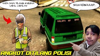 ANGKOT DITILANG POLISI PENUMPANG MALAH BILANG SAWADIKAP Wkwkwk [upl. by Jamieson]