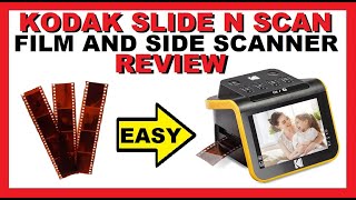 Review of KODAK SLIDE N SCAN Film and Slide Scanner  35 110 126 mm Film Negative 50 X 50 Slide [upl. by Assirahc]