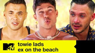 THROWBACK TOWIE Lads Arrive  Joey Essex Kirk Norcross amp Jordan Wright  Ex On The Beach [upl. by Matthews]