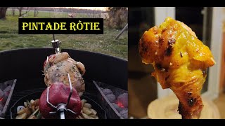 PINTADE RÔTIE  LA RECETTE INCONTOURNABLE 4K video 😍 😋😎 [upl. by Trelu]