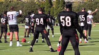 Sheldon Rankins returns to Bengals practice Wednesday Mike Hilton Amarius Mims present [upl. by Anasus491]