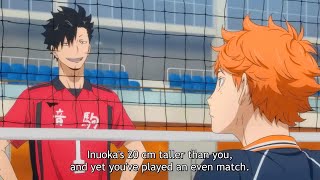 Haikyu TO THE TOP 2nd  Hinata shocksimpresses other characters with his jumpspiking abilities [upl. by Annasoh419]