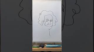 Albert Einstein drawing artdrawing alberteinstein shorts [upl. by Rammaj]