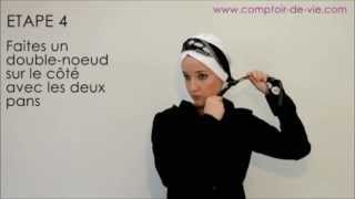 Comment accessoiriser un bonnet avec un foulard carré [upl. by Harutek]