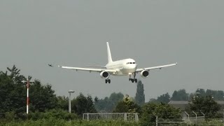 SmartLynx A320200 landet auf dem Flughafen Saarbrücken [upl. by Pate397]