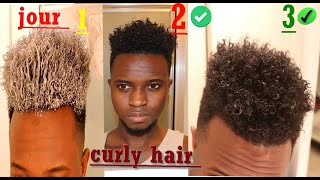 COMMENT BOUCLER SES CHEVEUX HOMME \ CURLY HAIR [upl. by Mortimer529]