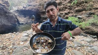 Pesca y cocina de cangrejo de río en una quebrada 🦀😱💪🏼Rambito el chef 🧑‍🍳 [upl. by Dich]