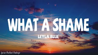 Leyla Blue  What A Shame Lyrics  What a shame baby what a shame [upl. by Ennahteb963]