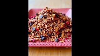 How to Make Healthy Granola Perfect Snack or Breakfast HighProtein Low Sugar GlutenFree [upl. by Hillell891]