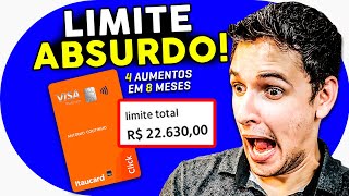 💳 Cartão Itaucard Click Como Aumentar Seu Limite no Itaú Click 4 Vezes em 7 Meses AUMENTEI 587 [upl. by Icyac291]