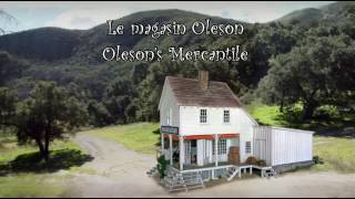 Model Little house on the prairie Olesons Mercantile  Maquette La petite maison dans la prairie [upl. by Uphemia]