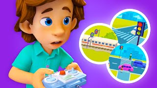 Tom Thomas TRAFFIC TROUBLE  The Fixies  4 Hours of Educational Content for Kids [upl. by Susanna]