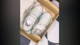 Adidas Yeezy 380 “Alien Blue Reflective”  Unboxing Video [upl. by Jordain628]