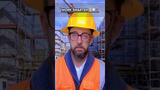 Part 33  work Smarter👷💡💯 workers work smart job construction viralvideo shorts [upl. by Nwad827]