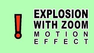 Green Screen Overlay – Red Exclamation Mark Explosion With Zoom 1080 [upl. by Asirahc]