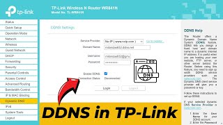 How To Setup DDNS Dynamic DNS on TPLink Router Step By Step Guide [upl. by Merralee981]